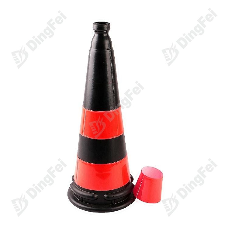 PVC Waterproof Red Reflective Traffic Cone Sleeve - 